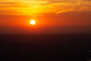 Ölberg-Sonnenuntergang über Bonn