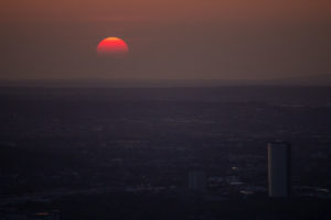 Ölberg-Sonnenuntergang über Bonn